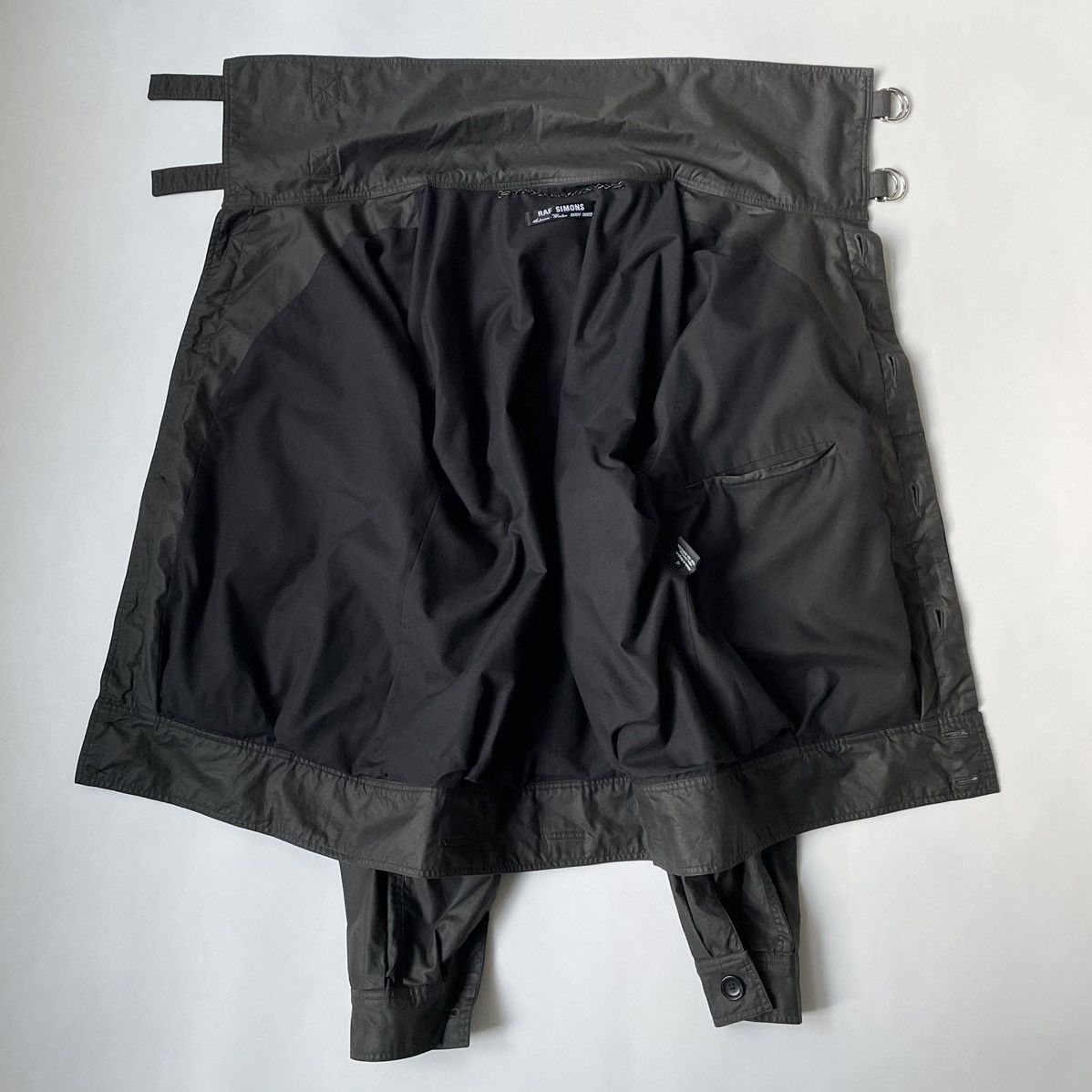 Raf Simons A/W 01 ‘Riot Riot Riot’ Cotton Parachute Jacket Size US S / EU 44-46 / 1 - 11 Thumbnail