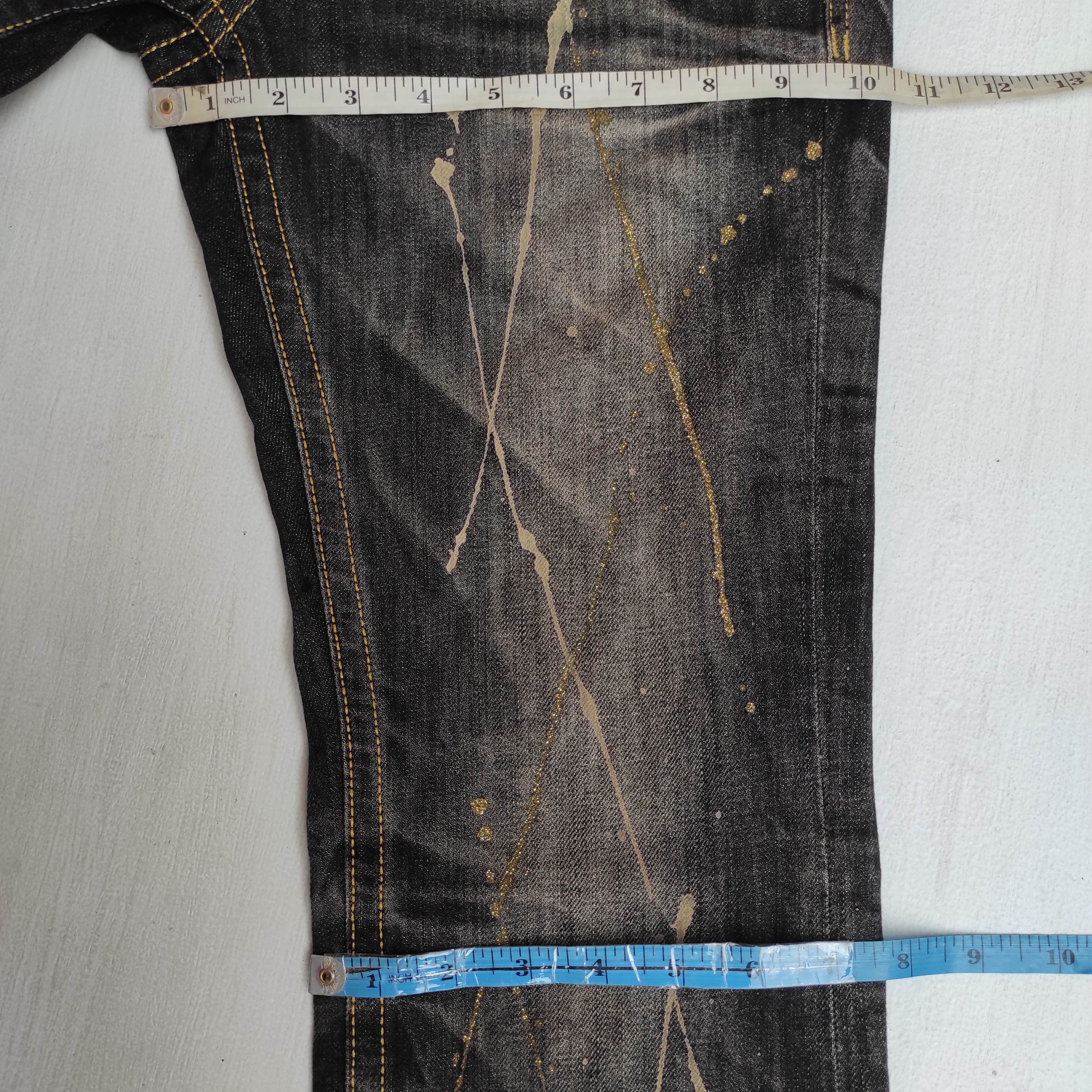 Tornado Mart Flare Jeans XFRM Splash Low Rise Boot Cut Denim size 28 Size US 28 / EU 44 - 20 Thumbnail