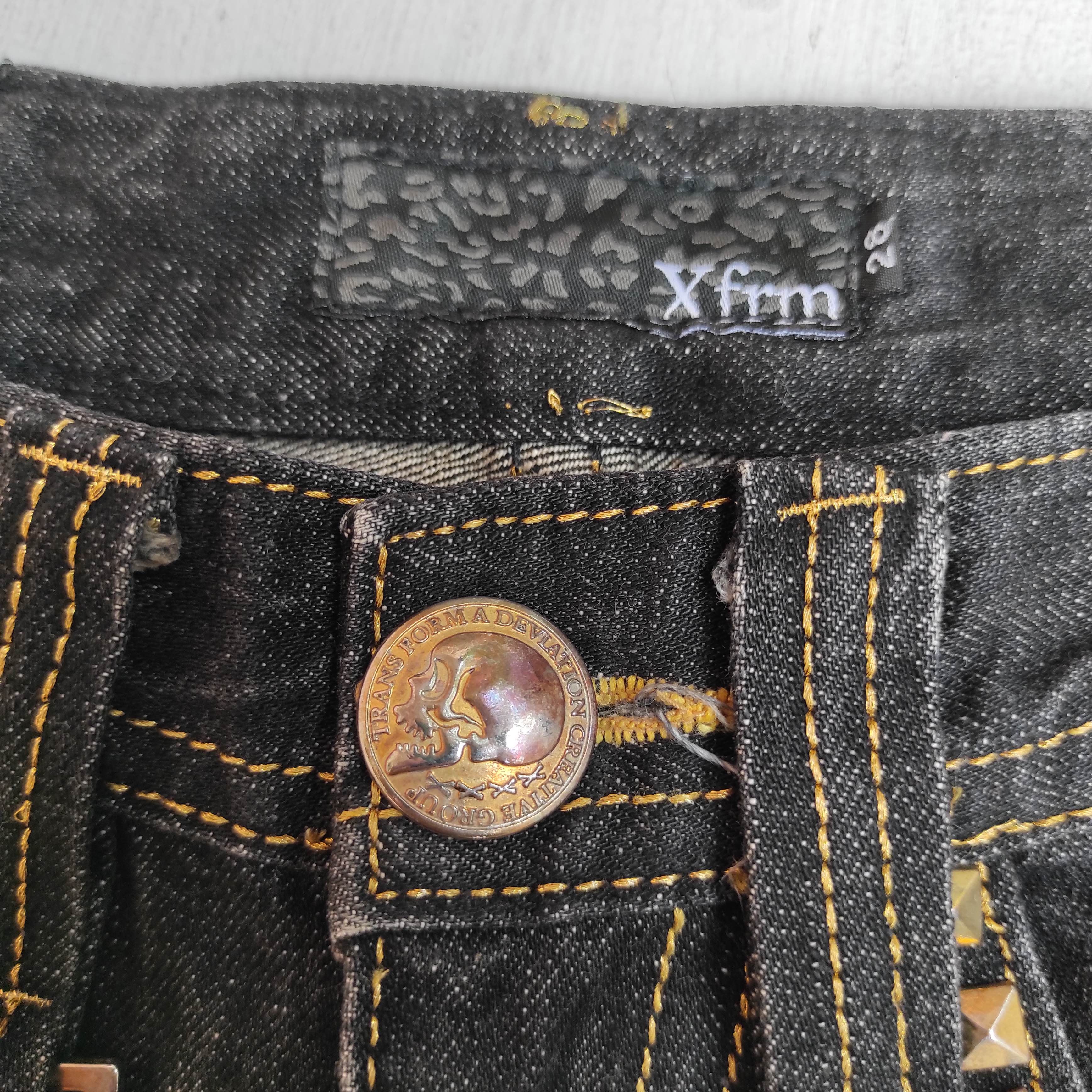 Tornado Mart Flare Jeans XFRM Splash Low Rise Boot Cut Denim size 28 Size US 28 / EU 44 - 8 Thumbnail