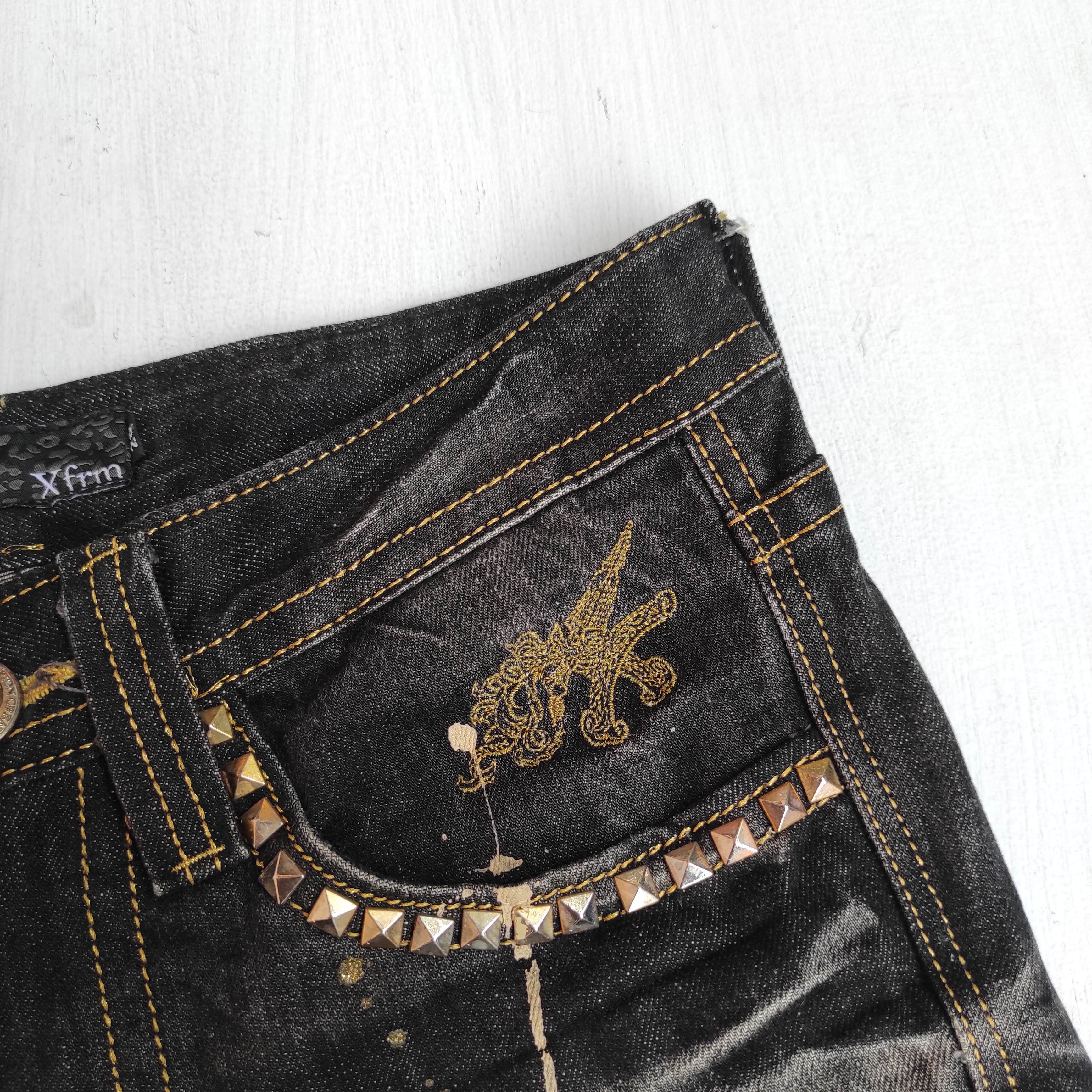 Tornado Mart Flare Jeans XFRM Splash Low Rise Boot Cut Denim size 28 Size US 28 / EU 44 - 7 Thumbnail