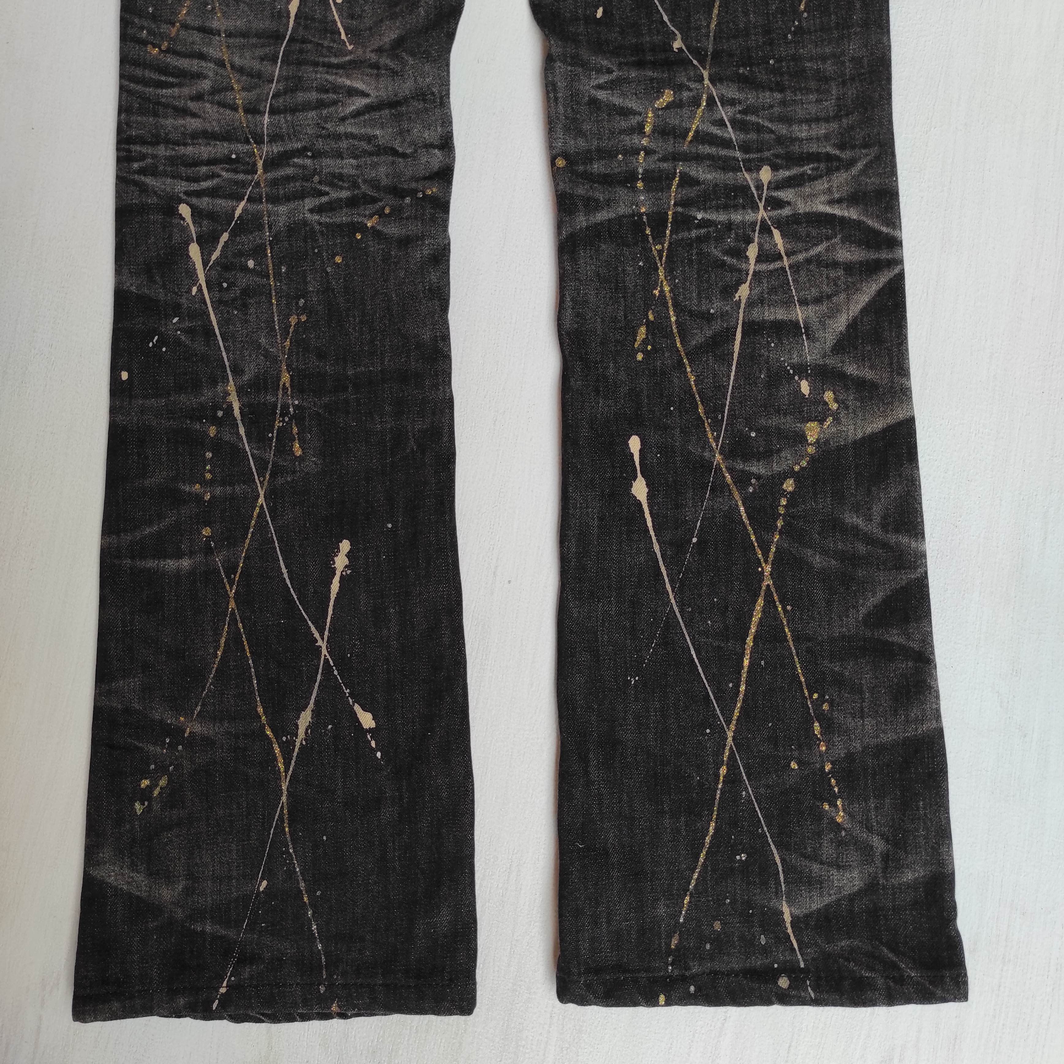 Tornado Mart Flare Jeans XFRM Splash Low Rise Boot Cut Denim size 28 Size US 28 / EU 44 - 16 Thumbnail