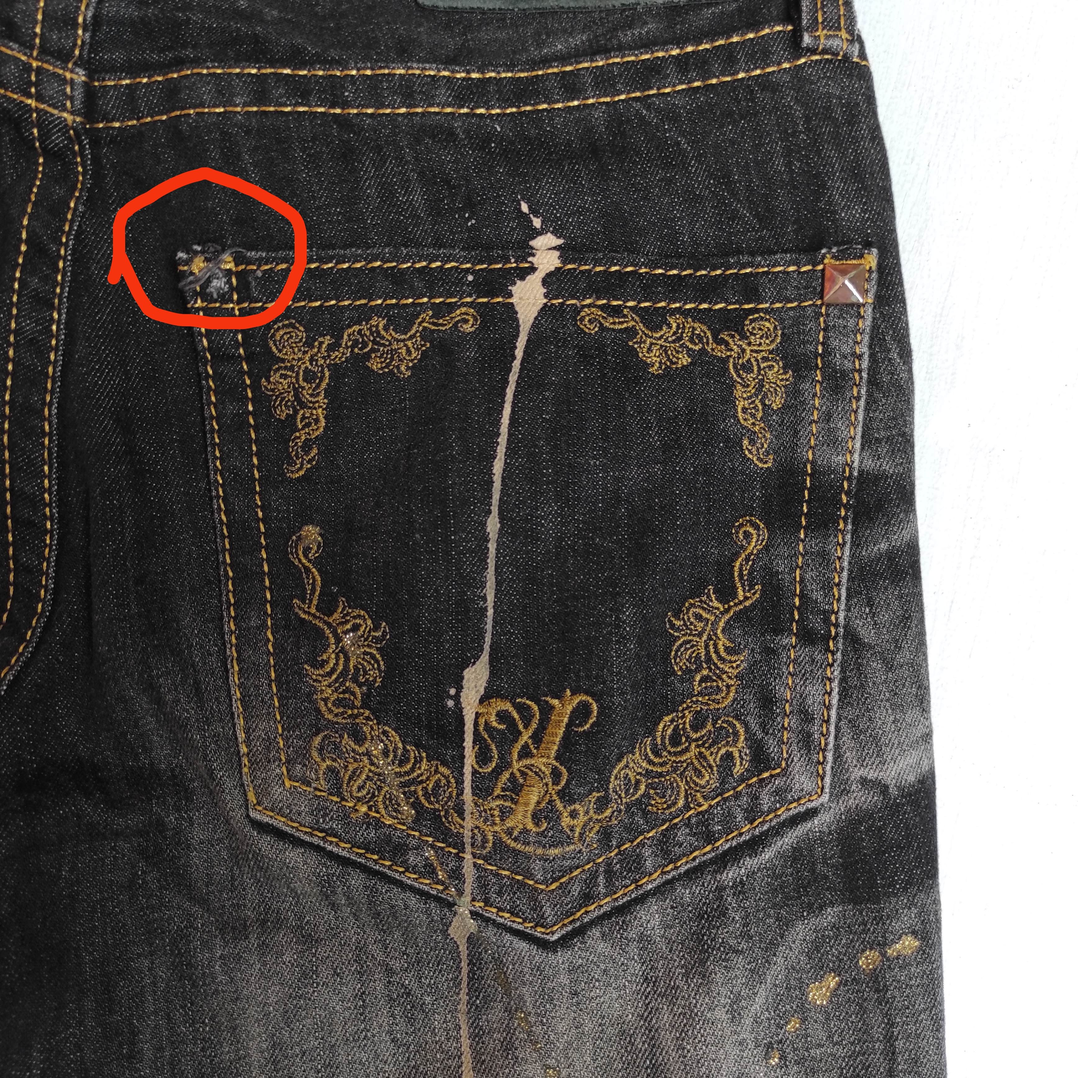 Tornado Mart Flare Jeans XFRM Splash Low Rise Boot Cut Denim size 28 Size US 28 / EU 44 - 15 Thumbnail