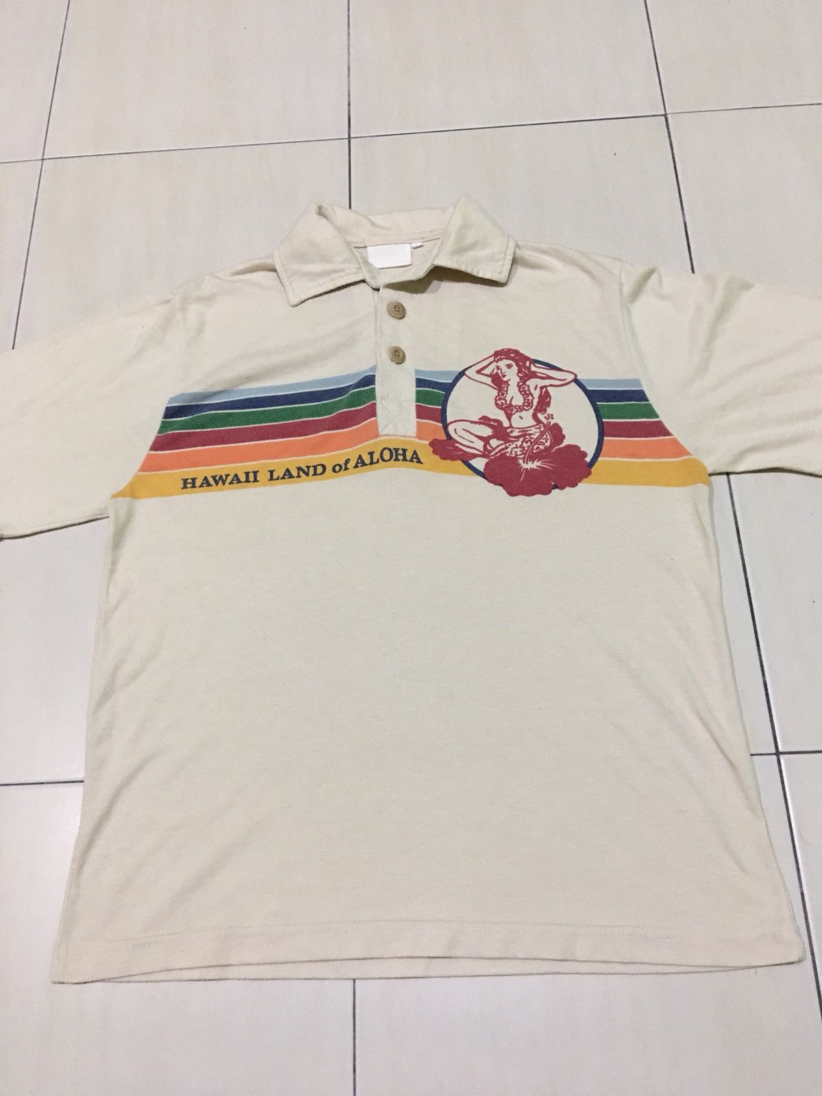 Other Vintage Hawaii Rainbow Polos Shirt Size US M / EU 48-50 / 2 - 3 Thumbnail