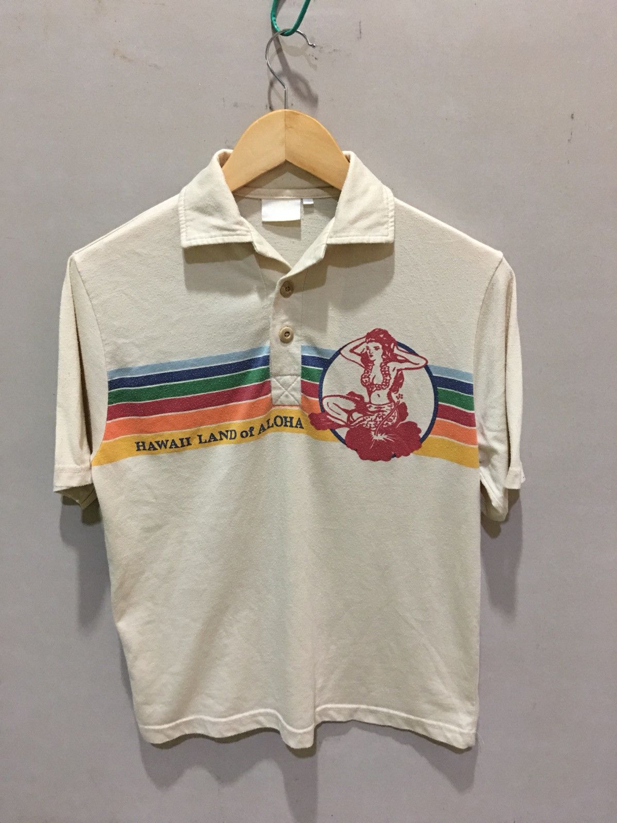 Other Vintage Hawaii Rainbow Polos Shirt Size US M / EU 48-50 / 2 - 1 Thumbnail