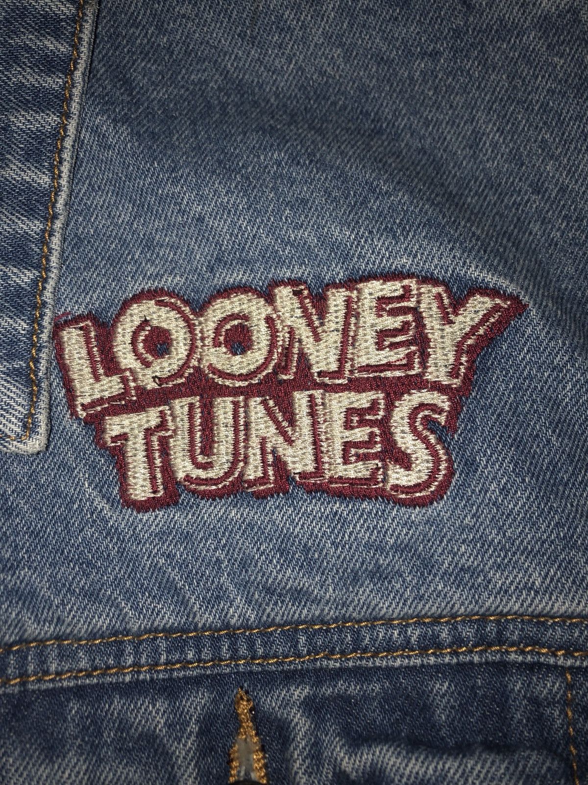 Members Only Looney Tunes x Members Only Denim Jacket Size US XL / EU 56 / 4 - 2 Thumbnail