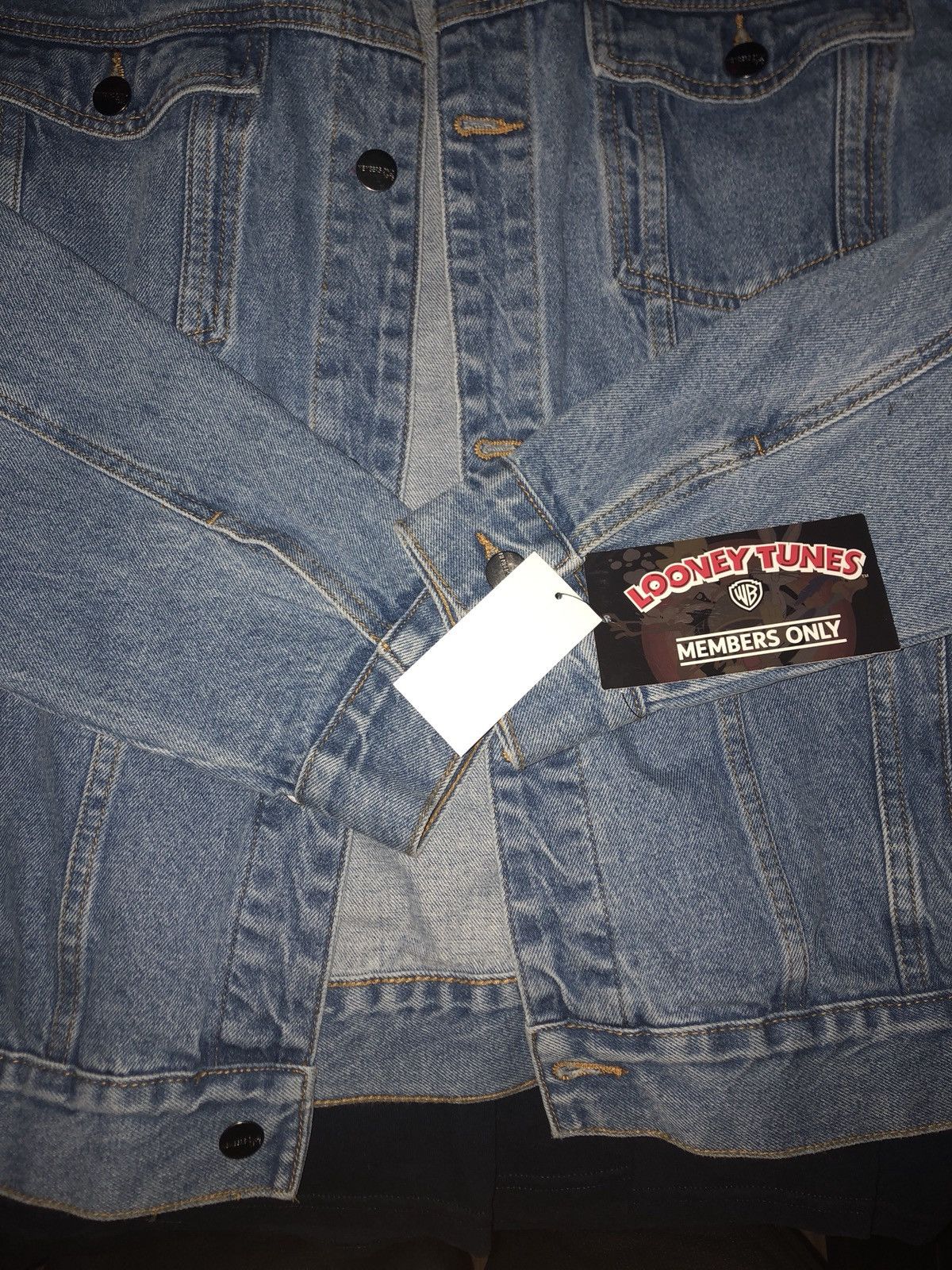 Members Only Looney Tunes x Members Only Denim Jacket Size US XL / EU 56 / 4 - 4 Thumbnail
