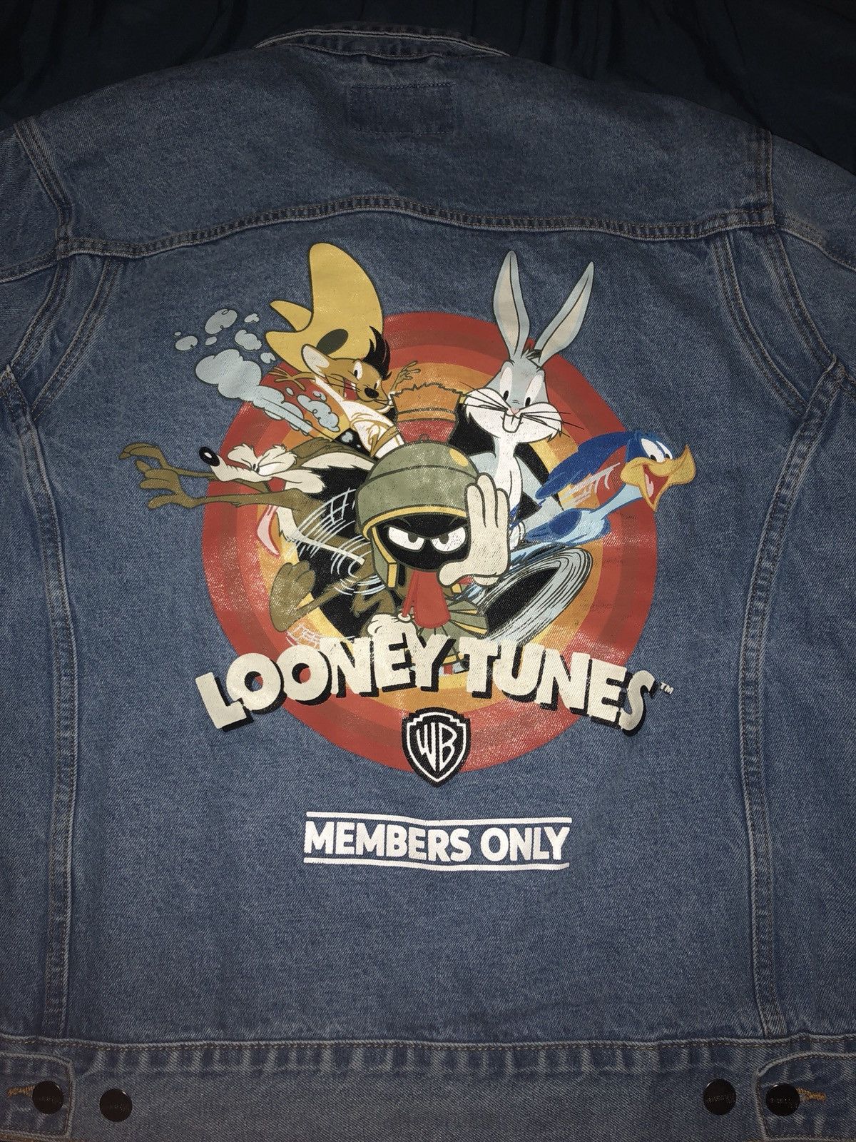 Members Only Looney Tunes x Members Only Denim Jacket Size US XL / EU 56 / 4 - 6 Thumbnail