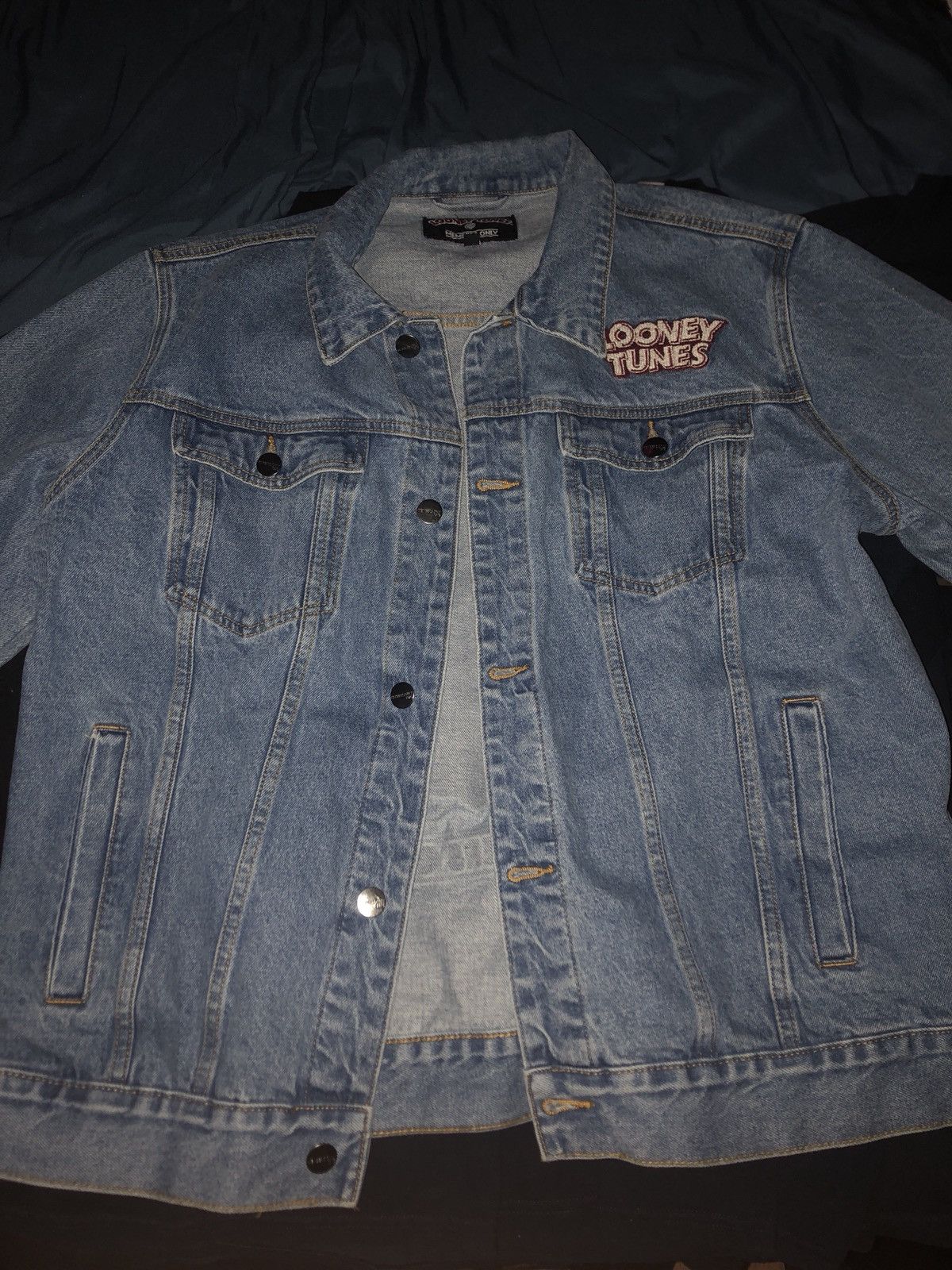 Members Only Looney Tunes x Members Only Denim Jacket Size US XL / EU 56 / 4 - 1 Thumbnail