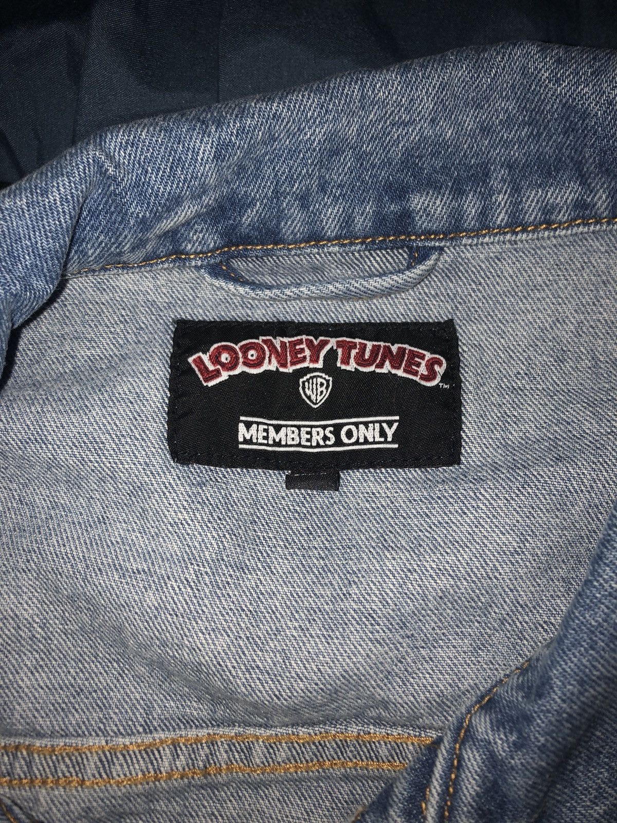 Members Only Looney Tunes x Members Only Denim Jacket Size US XL / EU 56 / 4 - 3 Thumbnail