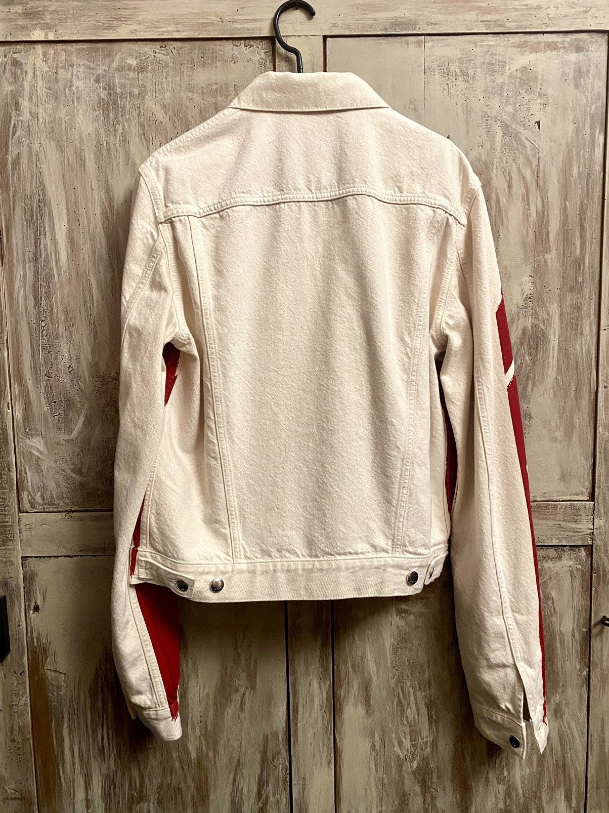 Marni Marni juju red painted denim jacket 48 new Size US M / EU 48-50 / 2 - 5 Thumbnail