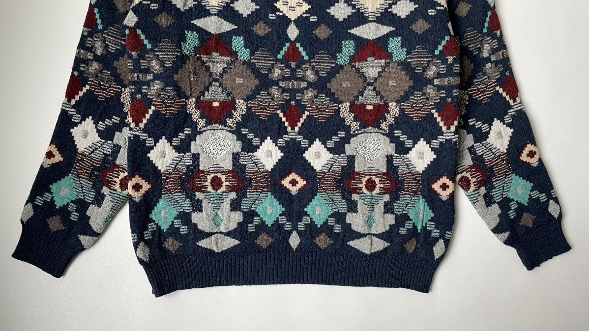 Raf Simons A/W 02 ‘Virginia Creeper’ Oversized Fair Isle Sweater Size US M / EU 48-50 / 2 - 15 Thumbnail