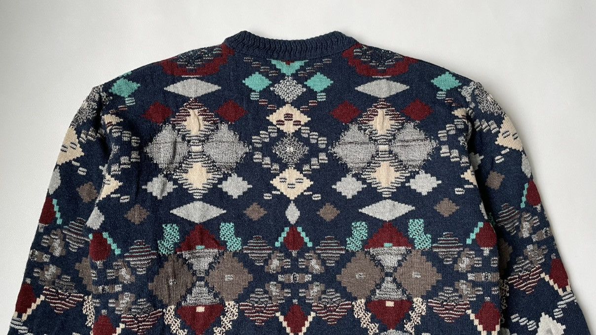 Raf Simons A/W 02 ‘Virginia Creeper’ Oversized Fair Isle Sweater Size US M / EU 48-50 / 2 - 13 Thumbnail
