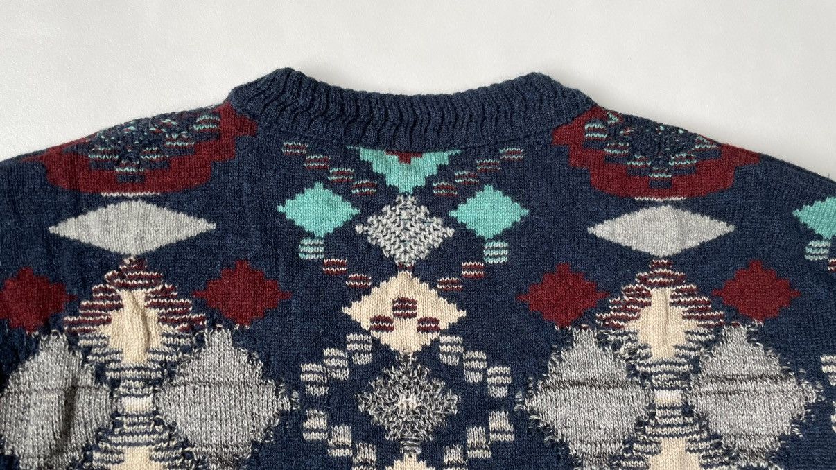 Raf Simons A/W 02 ‘Virginia Creeper’ Oversized Fair Isle Sweater Size US M / EU 48-50 / 2 - 14 Thumbnail