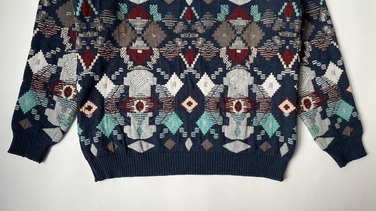 Raf Simons A/W 02 ‘Virginia Creeper’ Oversized Fair Isle Sweater Size US M / EU 48-50 / 2 - 6 Thumbnail