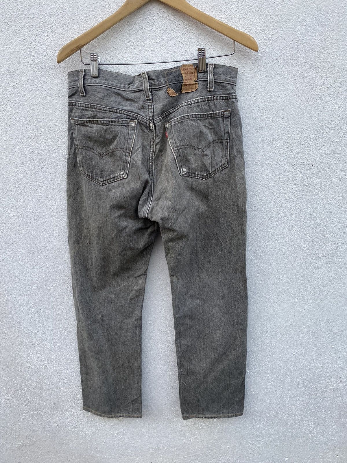 Levi's Vintage Levis 501 black faded jeans size 32 Size US 32 / EU 48 - 2 Thumbnail