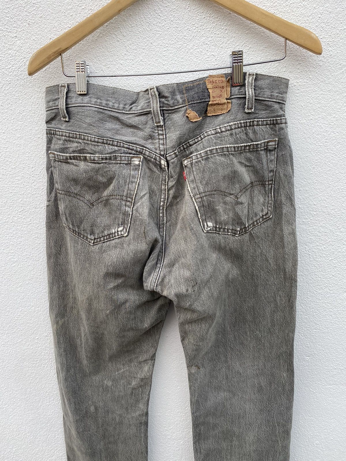 Levi's Vintage Levis 501 black faded jeans size 32 Size US 32 / EU 48 - 5 Thumbnail