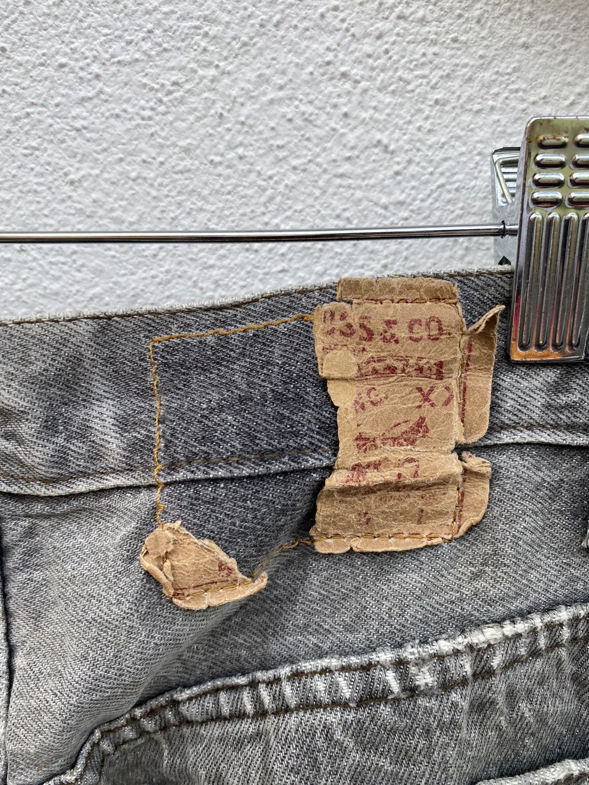 Levi's Vintage Levis 501 black faded jeans size 32 Size US 32 / EU 48 - 6 Thumbnail