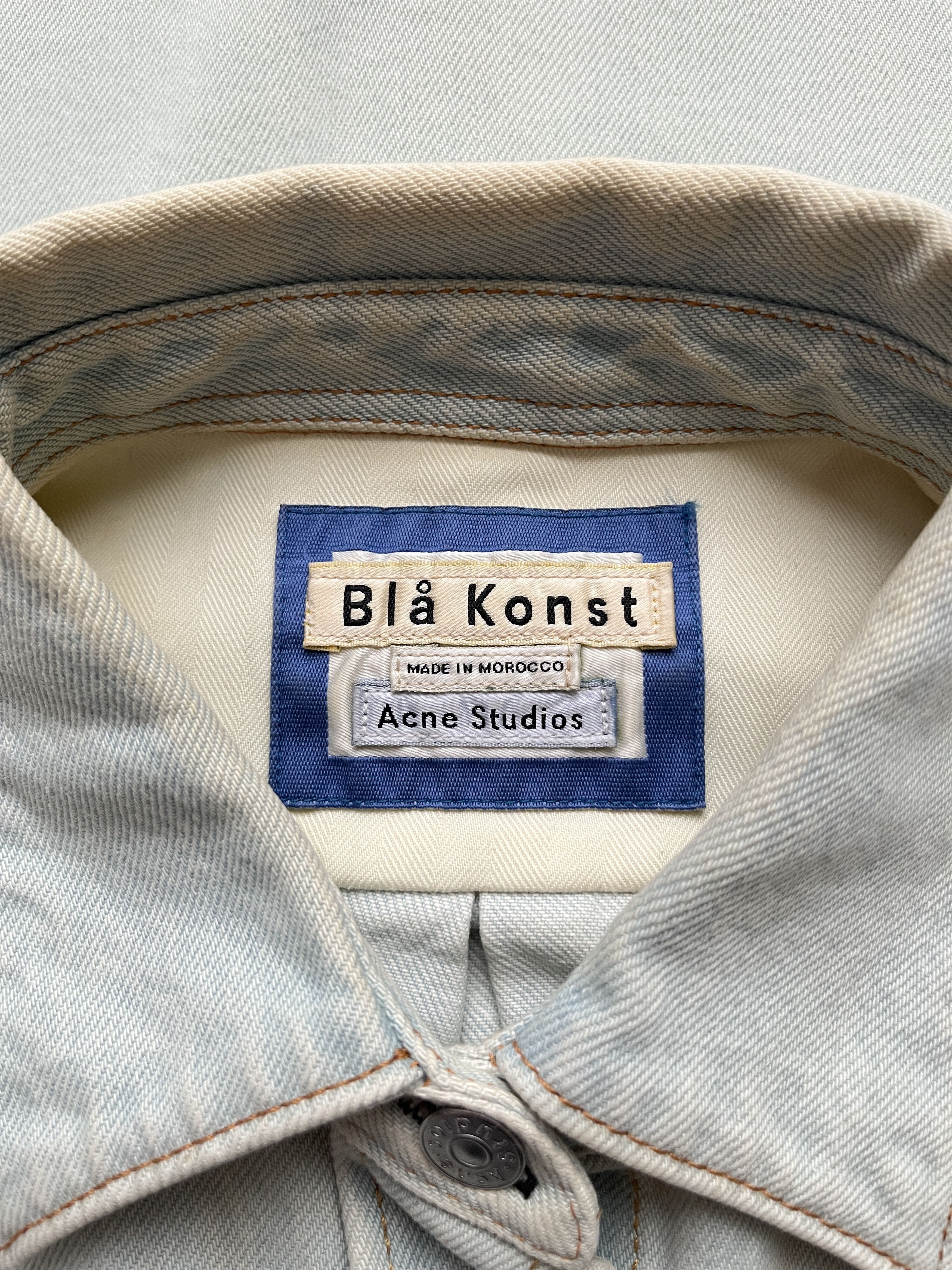 Acne Studios ⚡️QUICK SALE⚡️Acne Studios Bla Konst Pale Blue Denim Shirt Size US XS / EU 42 / 0 - 3 Thumbnail