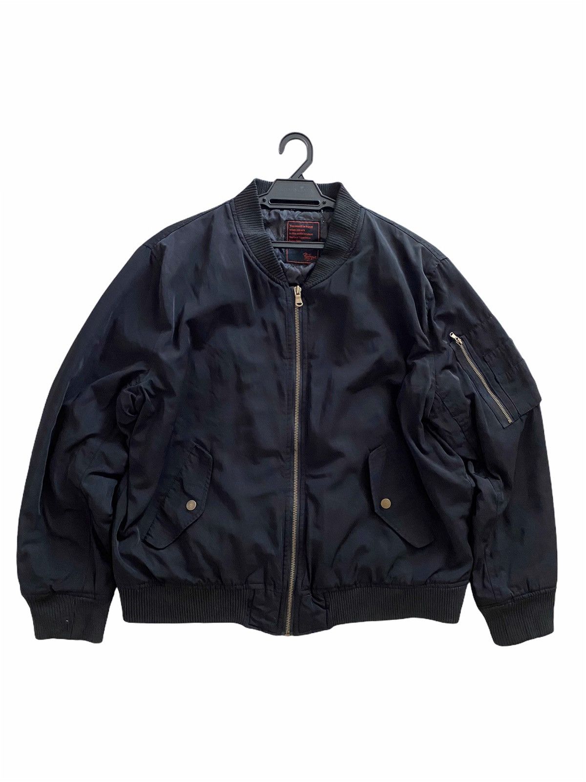 Japanese Brand 💥need gone💥Bomber Jacket Private Pause nice designer Size US L / EU 52-54 / 3 - 1 Thumbnail