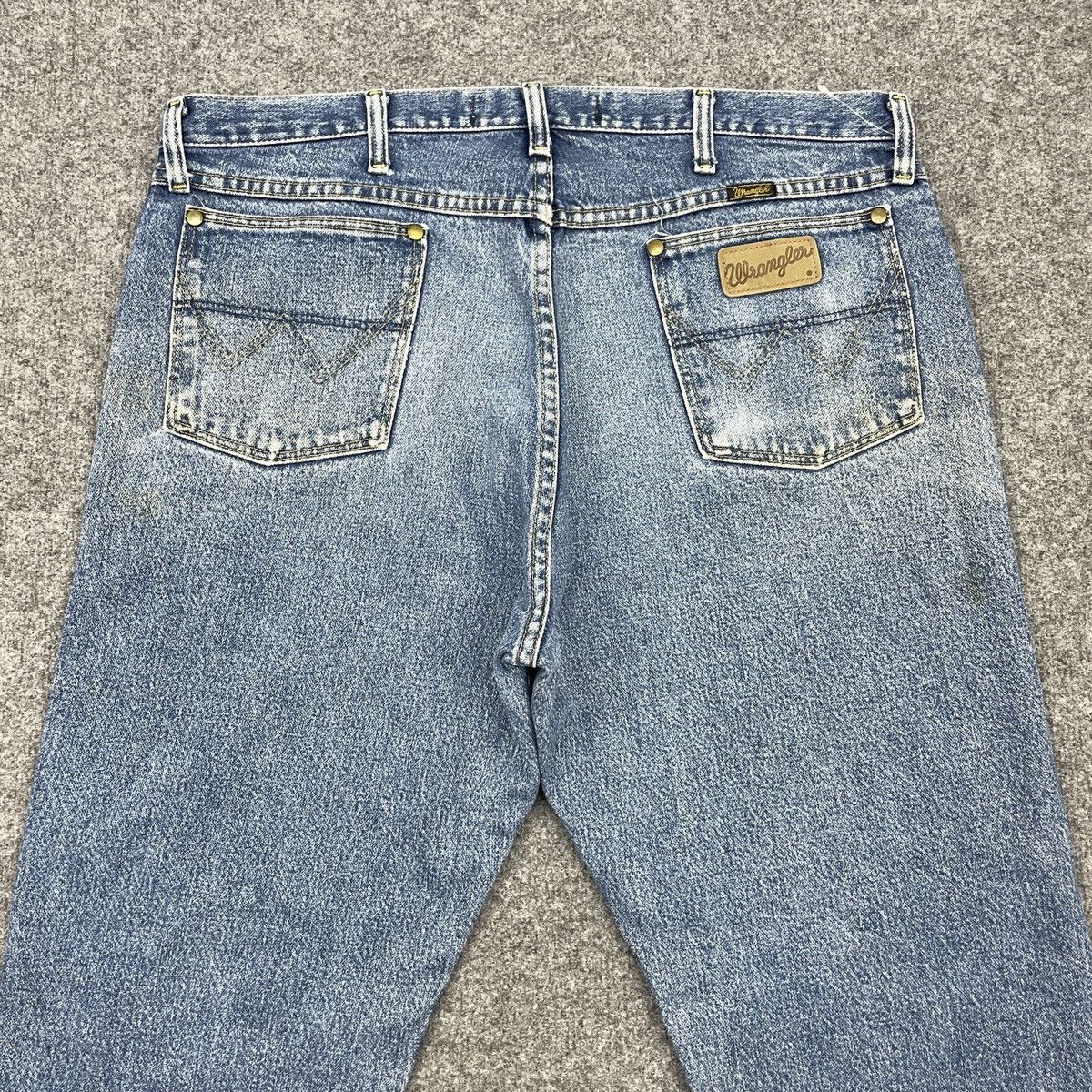 Vintage × Wrangler Vintage Wrangler Faded Blue Jeans - wc 218 Size US 38 / EU 54 - 3 Thumbnail