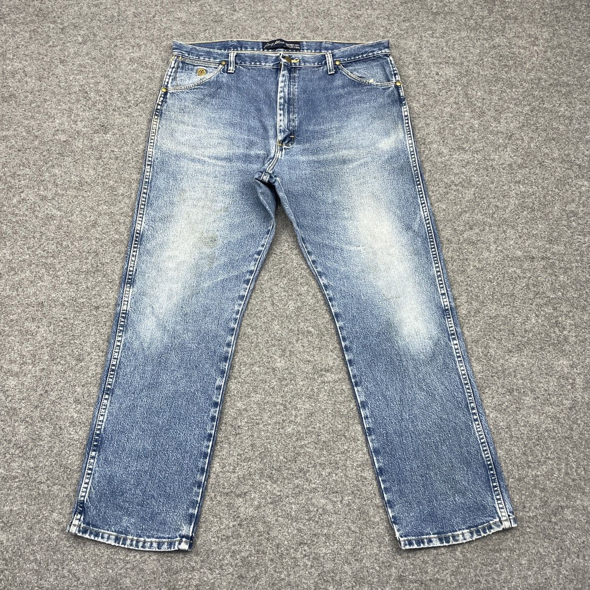 Vintage × Wrangler Vintage Wrangler Faded Blue Jeans - wc 218 Size US 38 / EU 54 - 1 Thumbnail