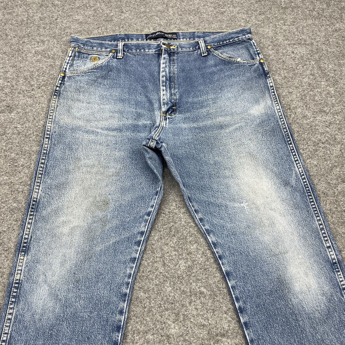 Vintage × Wrangler Vintage Wrangler Faded Blue Jeans - wc 218 Size US 38 / EU 54 - 4 Thumbnail