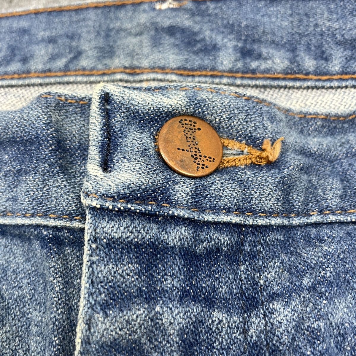 Vintage × Wrangler Vintage Wrangler Faded Blue Jeans -wc 219 Size US 37 - 9 Thumbnail