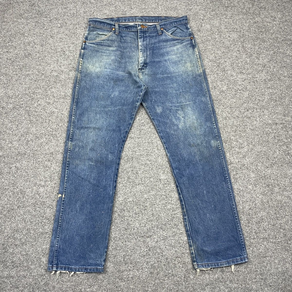 Vintage Vintage Wrangler Faded Blue Jeans -wc 219 | Grailed