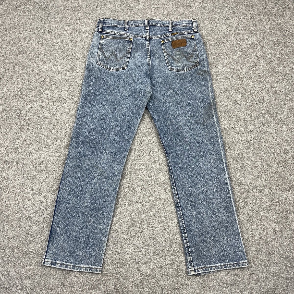 Vintage × Wrangler Vintage Wrangler Faded Blue Jeans -wc 208 Size US 33 - 2 Thumbnail