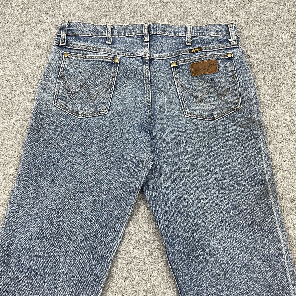 Vintage × Wrangler Vintage Wrangler Faded Blue Jeans -wc 208 Size US 33 - 4 Thumbnail