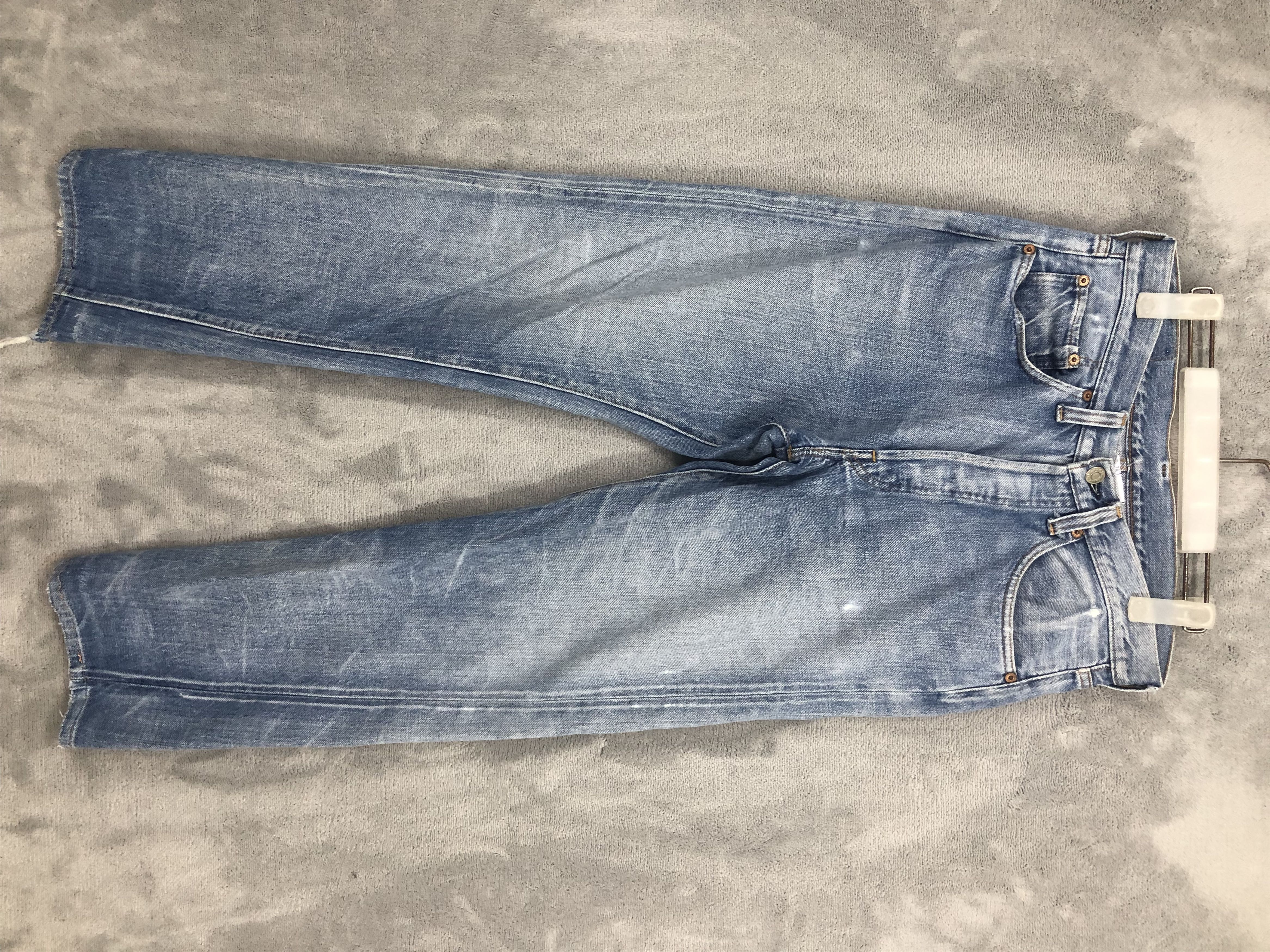 image of Levis x Made In USA Vintage 80's Levi's 501 Faded Selvedge Denim Jeans in Blue, Men's (Size 30)