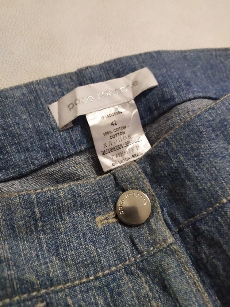 Paco Rabanne Paco rabanne Metal Distressed Punk Piercing Design pants Size 30" / US 8 / IT 44 - 11 Thumbnail