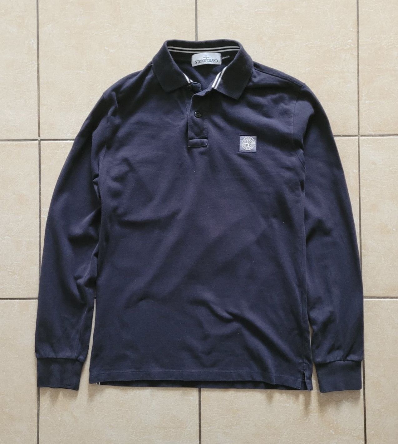 Stone Island Stone Island Patch Program Polo Long Sleeve Regular Fit Size US S / EU 44-46 / 1 - 1 Thumbnail