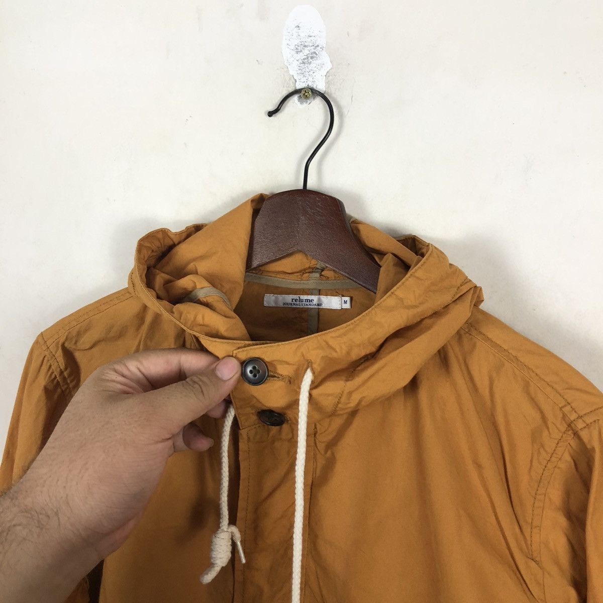 Japanese Brand RELUME JOURNAL STANDARD HOODIE SURVIVAL JACKET Size US M / EU 48-50 / 2 - 6 Thumbnail