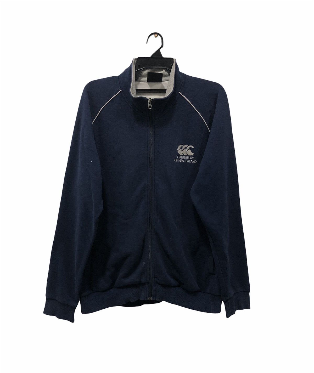 Canterbury of New Zealand × Vintage Canterbury of New Zealand Full Zip Track Jacket Navy Size 3L Size US L / EU 52-54 / 3 - 1 Thumbnail