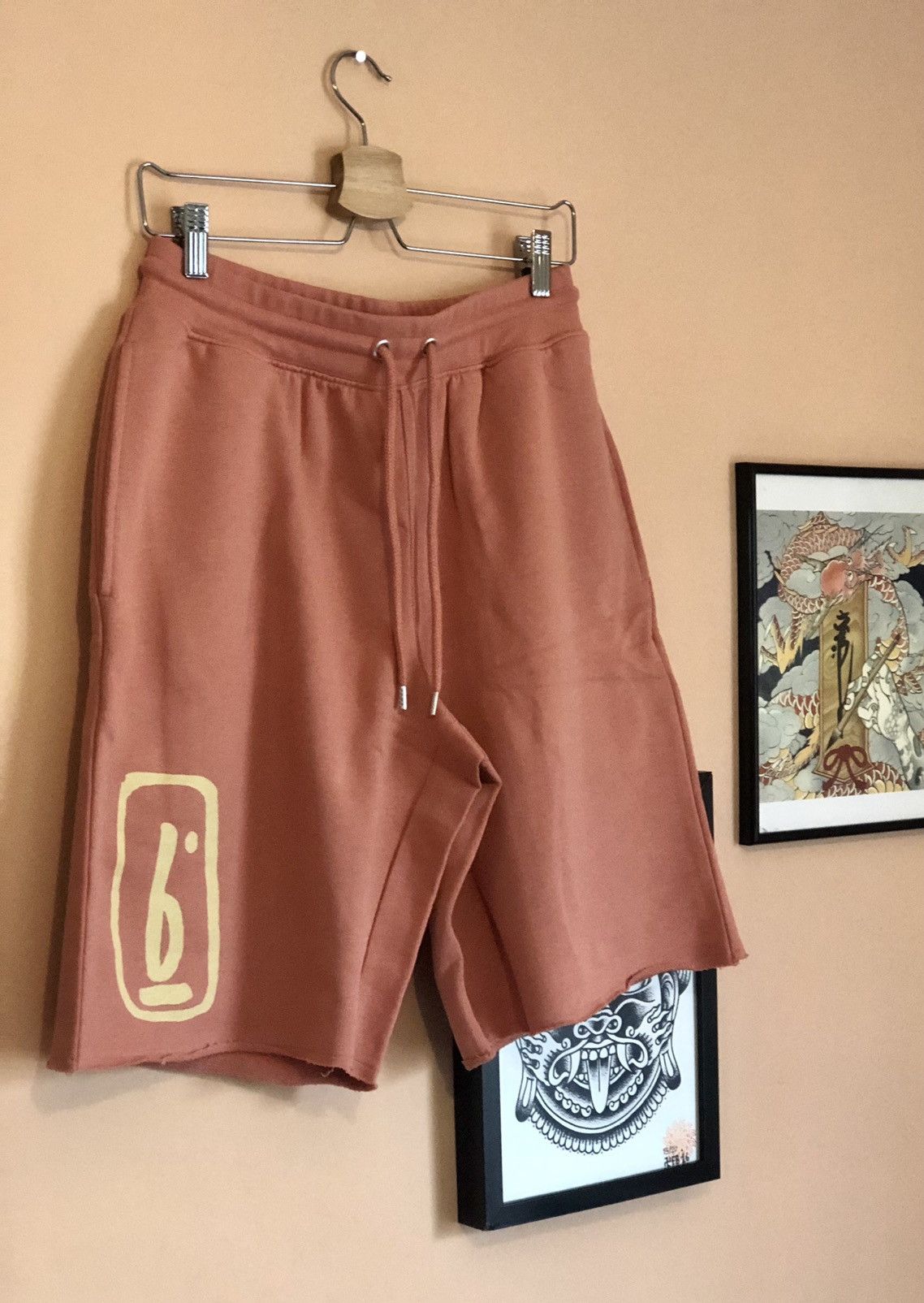 Pigalle Pigalle Paris Basket Court Shorts Salmon Size US 32 / EU 48 - 1 Thumbnail