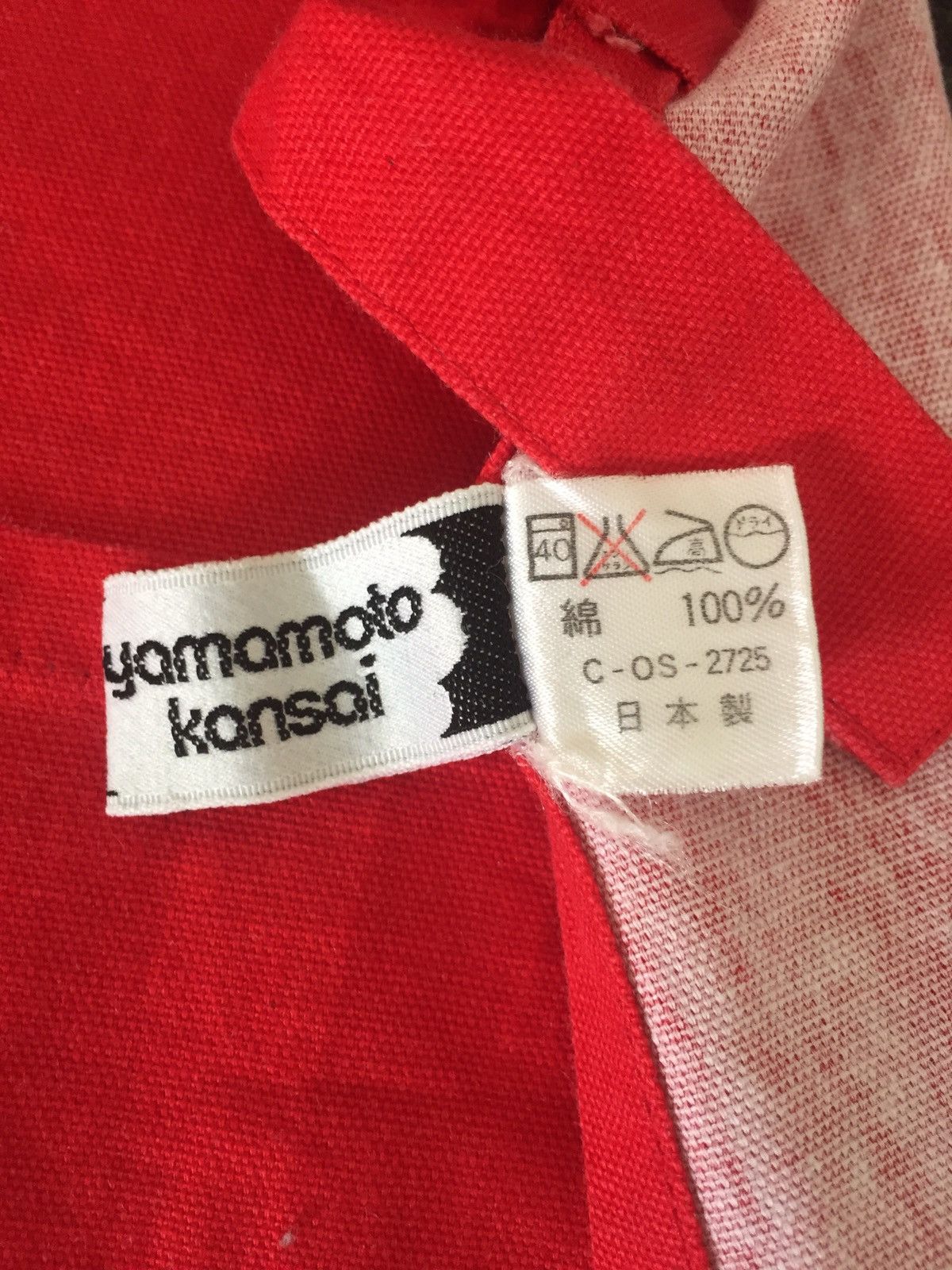 Kansai Yamamoto LIMITED EDITION🔥Kansai Man Eye Image Red Apron Size ONE SIZE - 6 Thumbnail