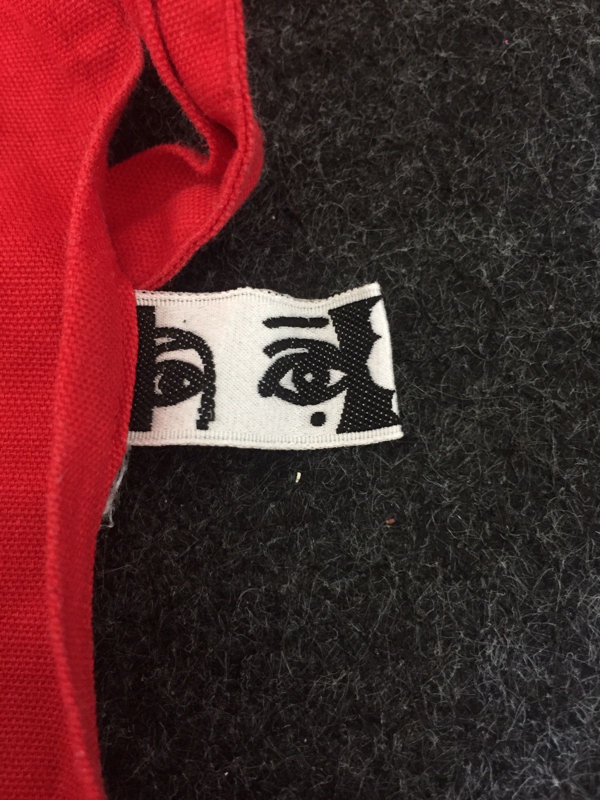 Kansai Yamamoto LIMITED EDITION🔥Kansai Man Eye Image Red Apron Size ONE SIZE - 5 Thumbnail