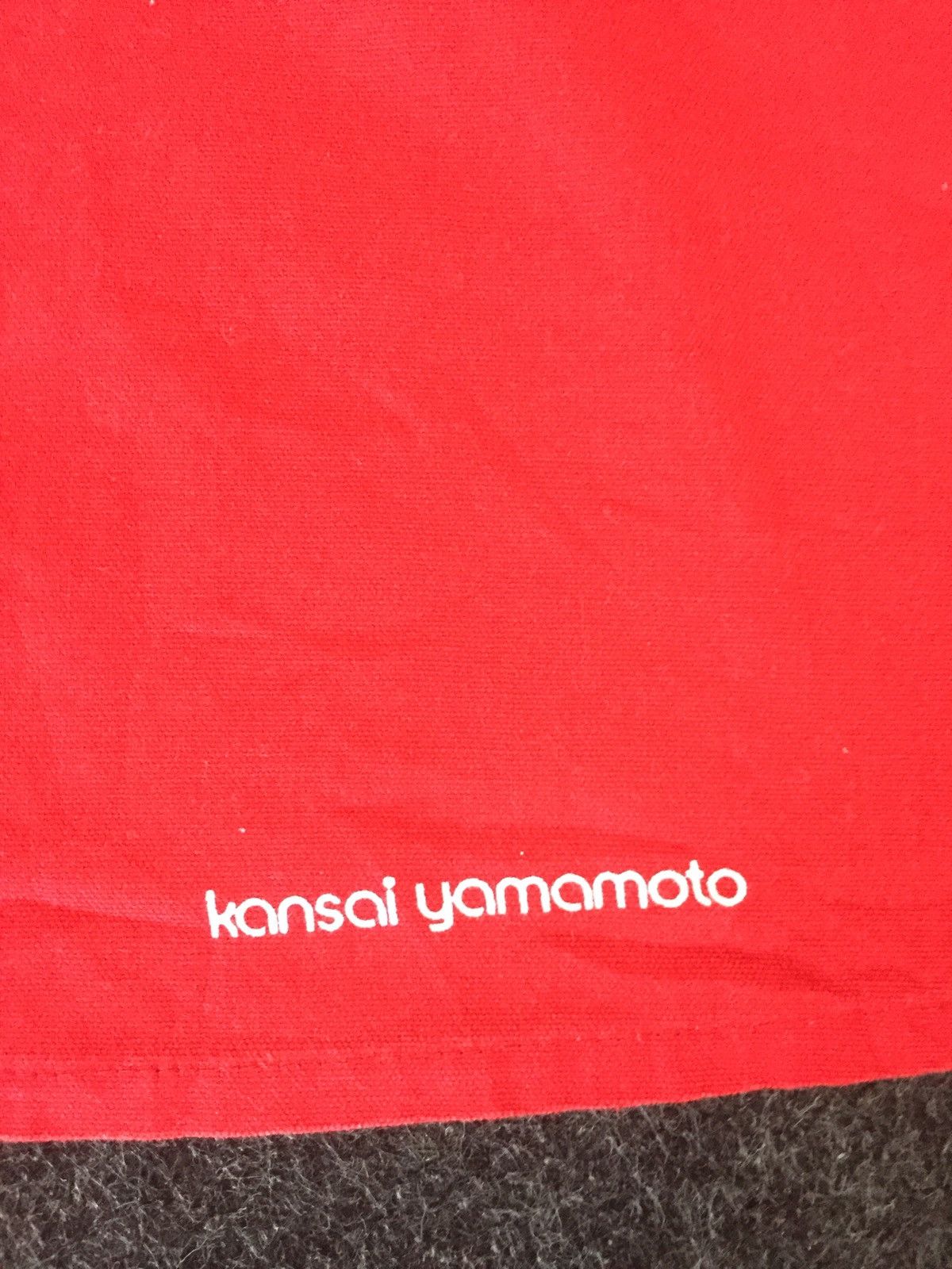 Kansai Yamamoto LIMITED EDITION🔥Kansai Man Eye Image Red Apron Size ONE SIZE - 4 Thumbnail