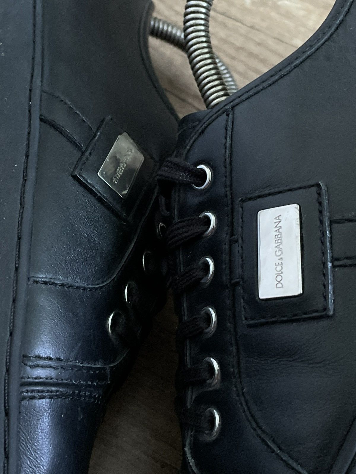 Dolce & Gabbana Dolce & Gabbana Low Top Leather Shoes Sneakers Size US 8 / IT 38 - 3 Thumbnail