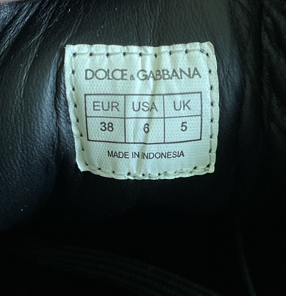 Dolce & Gabbana Dolce & Gabbana Low Top Leather Shoes Sneakers Size US 8 / IT 38 - 8 Thumbnail