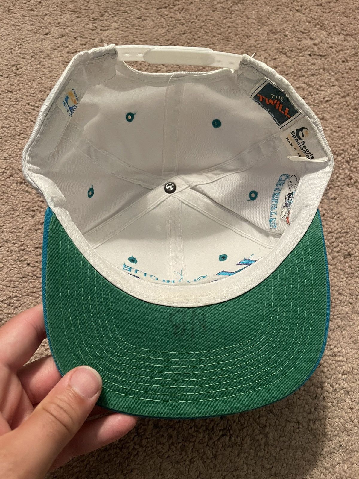NBA × Sports Specialties × Vintage 90s Sports Specialties Charlotte Hornets Script Snapback Size ONE SIZE - 7 Thumbnail