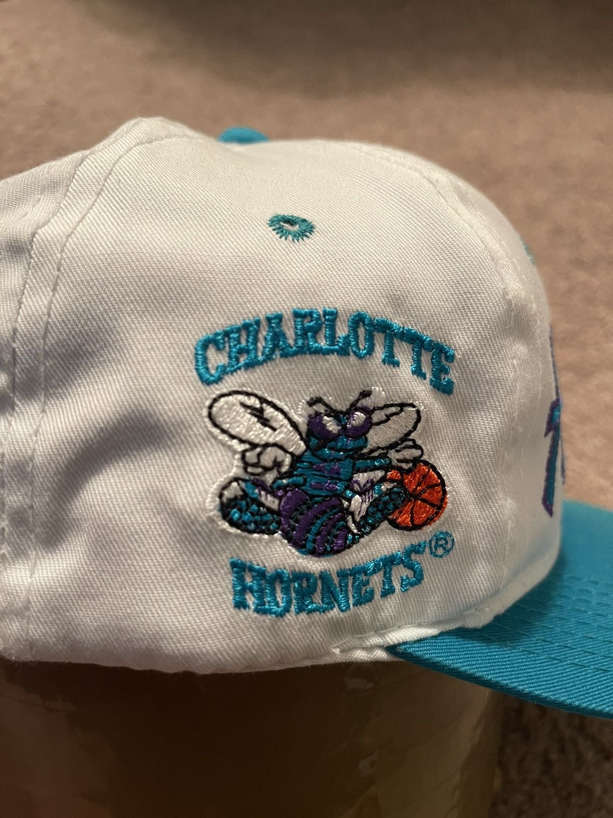 NBA × Sports Specialties × Vintage 90s Sports Specialties Charlotte Hornets Script Snapback Size ONE SIZE - 4 Thumbnail