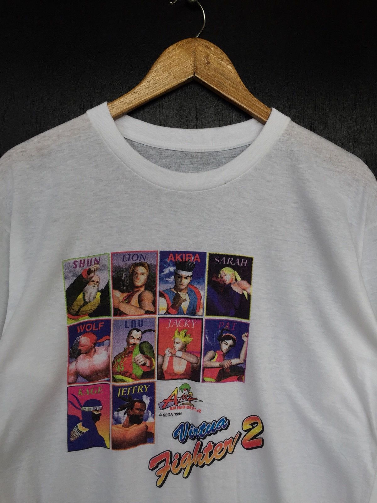 Vintage RARE🔥Vtg 90s Virtua Fighters 2 Sega Anime Shirt Size US M / EU 48-50 / 2 - 3 Thumbnail