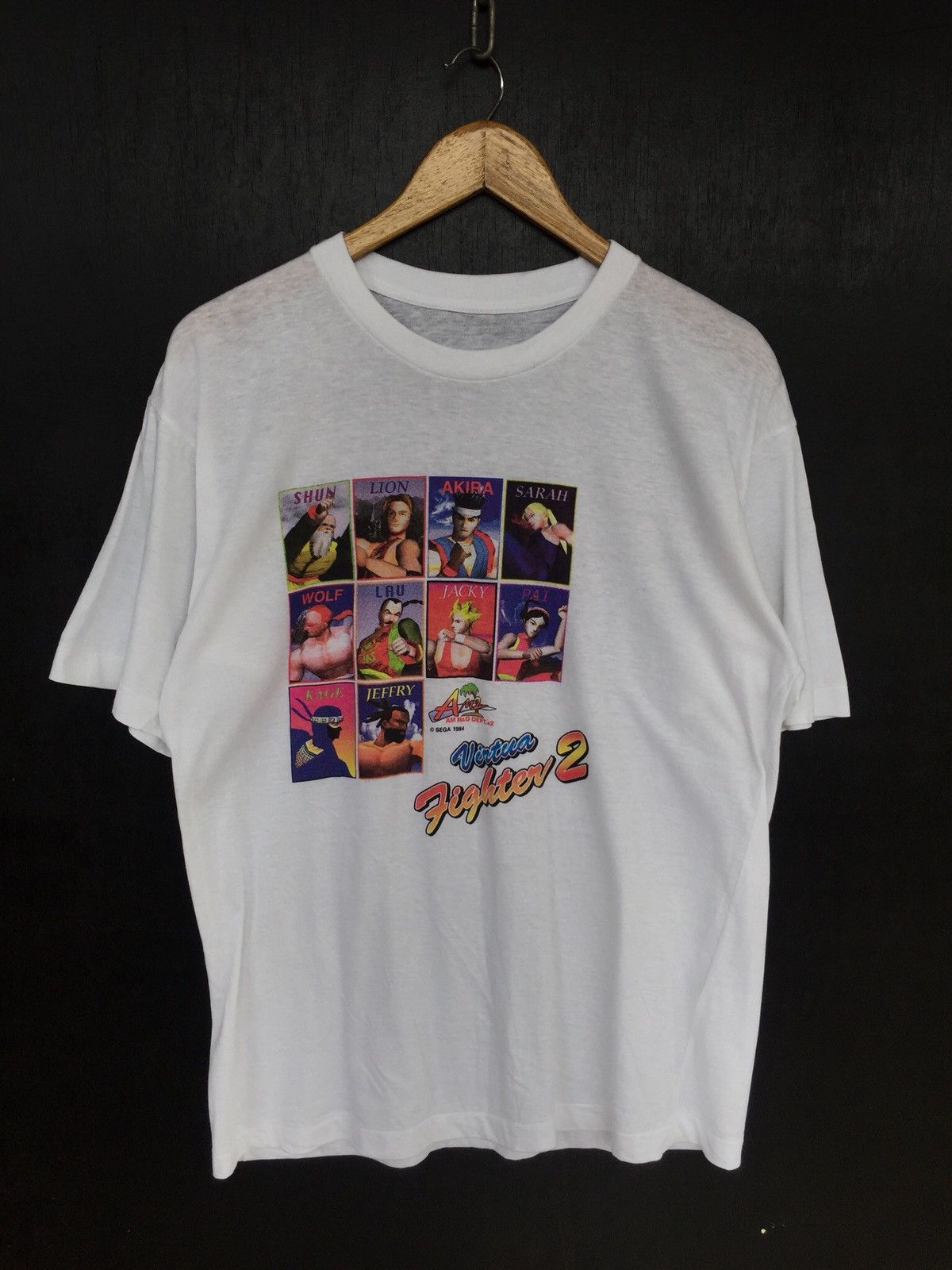 Vintage RARE🔥Vtg 90s Virtua Fighters 2 Sega Anime Shirt Size US M / EU 48-50 / 2 - 2 Thumbnail