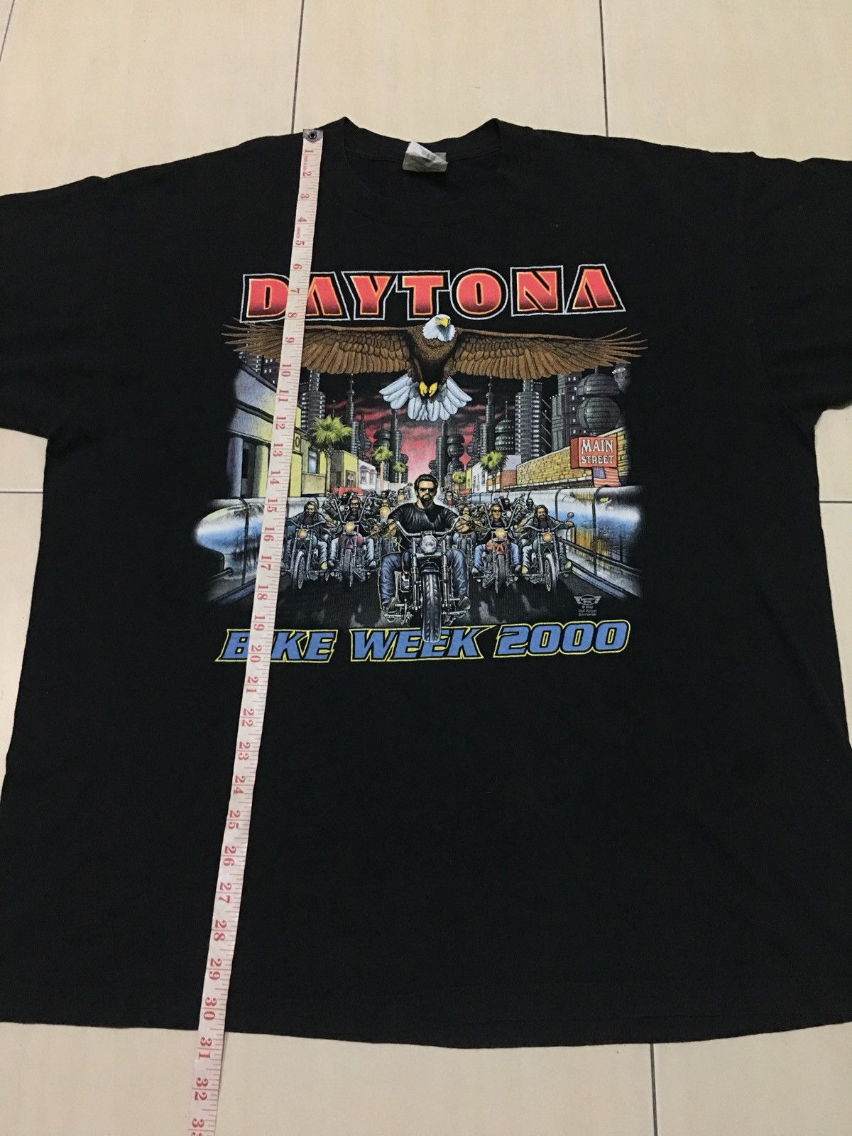 Harley Davidson Vintage 3D Emblem Design Harley Davidson Daytona bike Shirt Size US XL / EU 56 / 4 - 8 Thumbnail