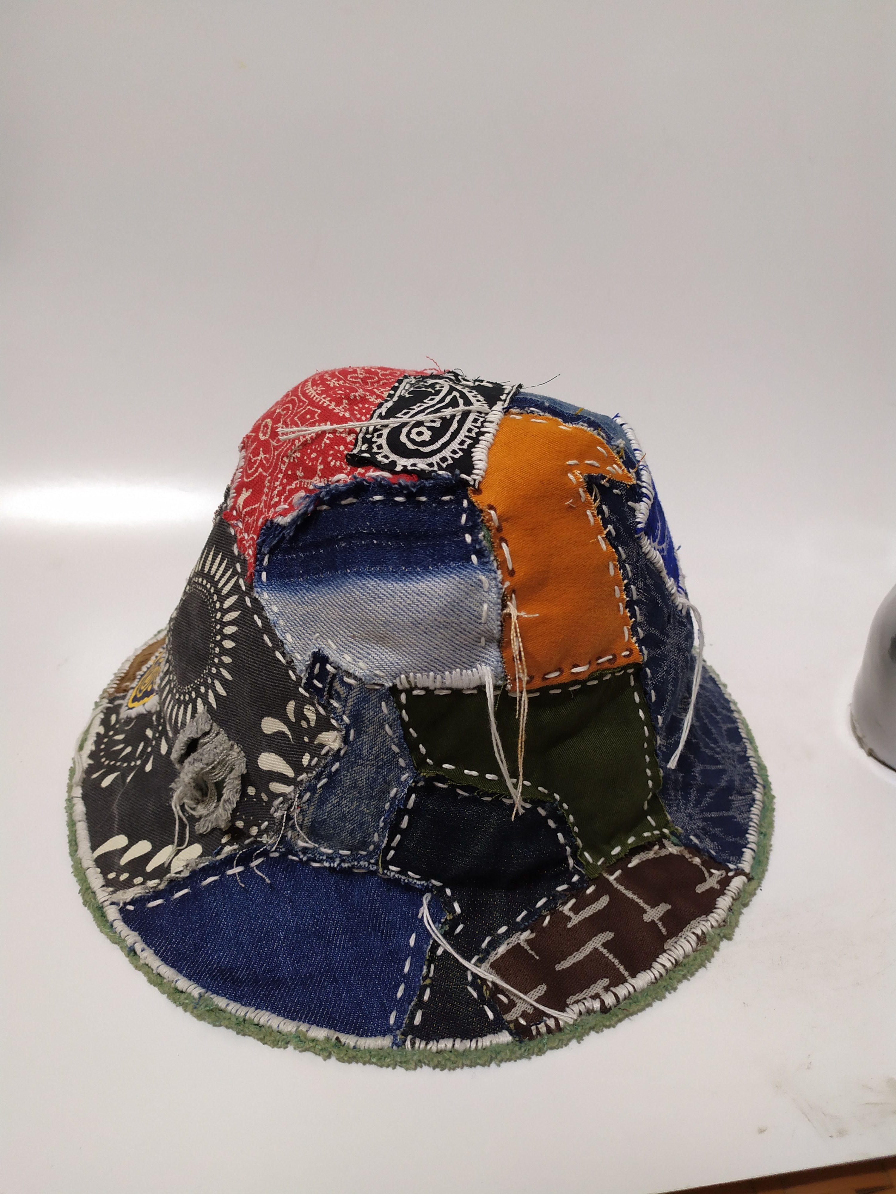 Other 🔥Custom Made Patchwork Bucket Hats Paisley Bandana Size ONE SIZE - 10 Thumbnail