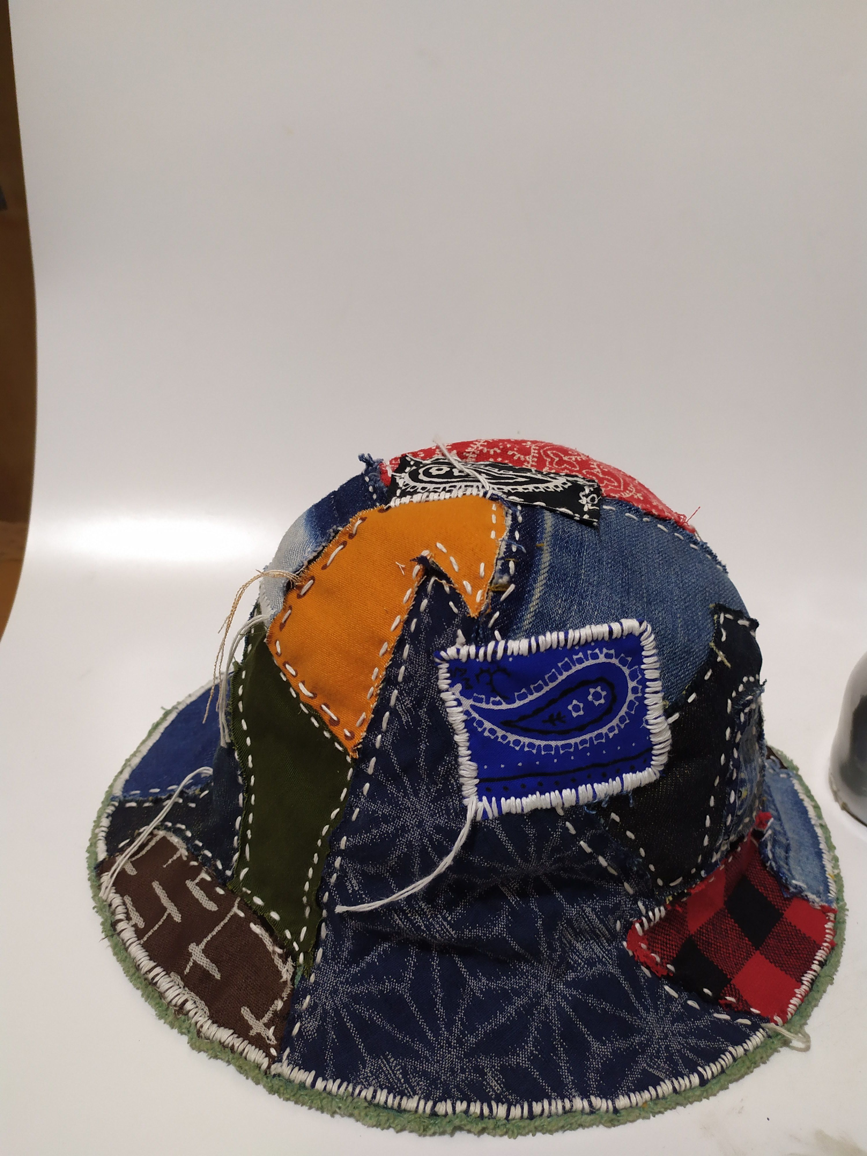 Other 🔥Custom Made Patchwork Bucket Hats Paisley Bandana Size ONE SIZE - 13 Thumbnail