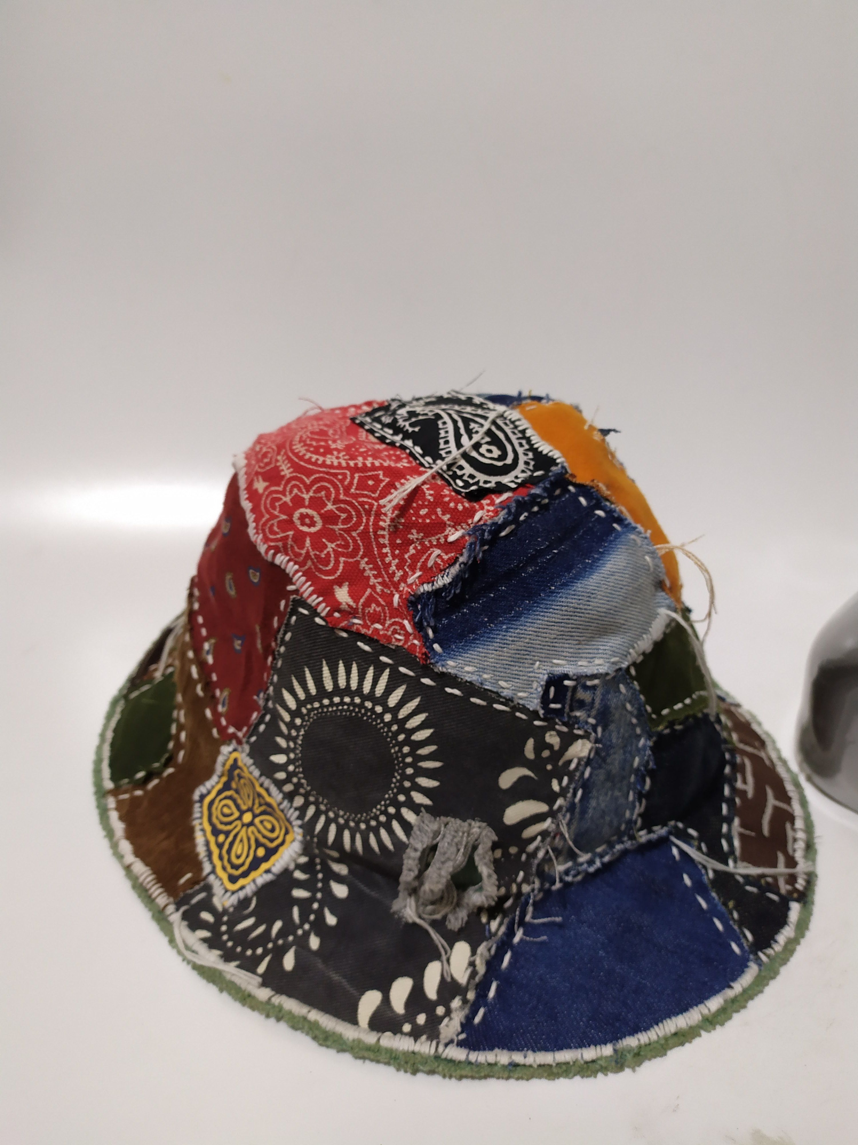 Other 🔥Custom Made Patchwork Bucket Hats Paisley Bandana Size ONE SIZE - 11 Thumbnail