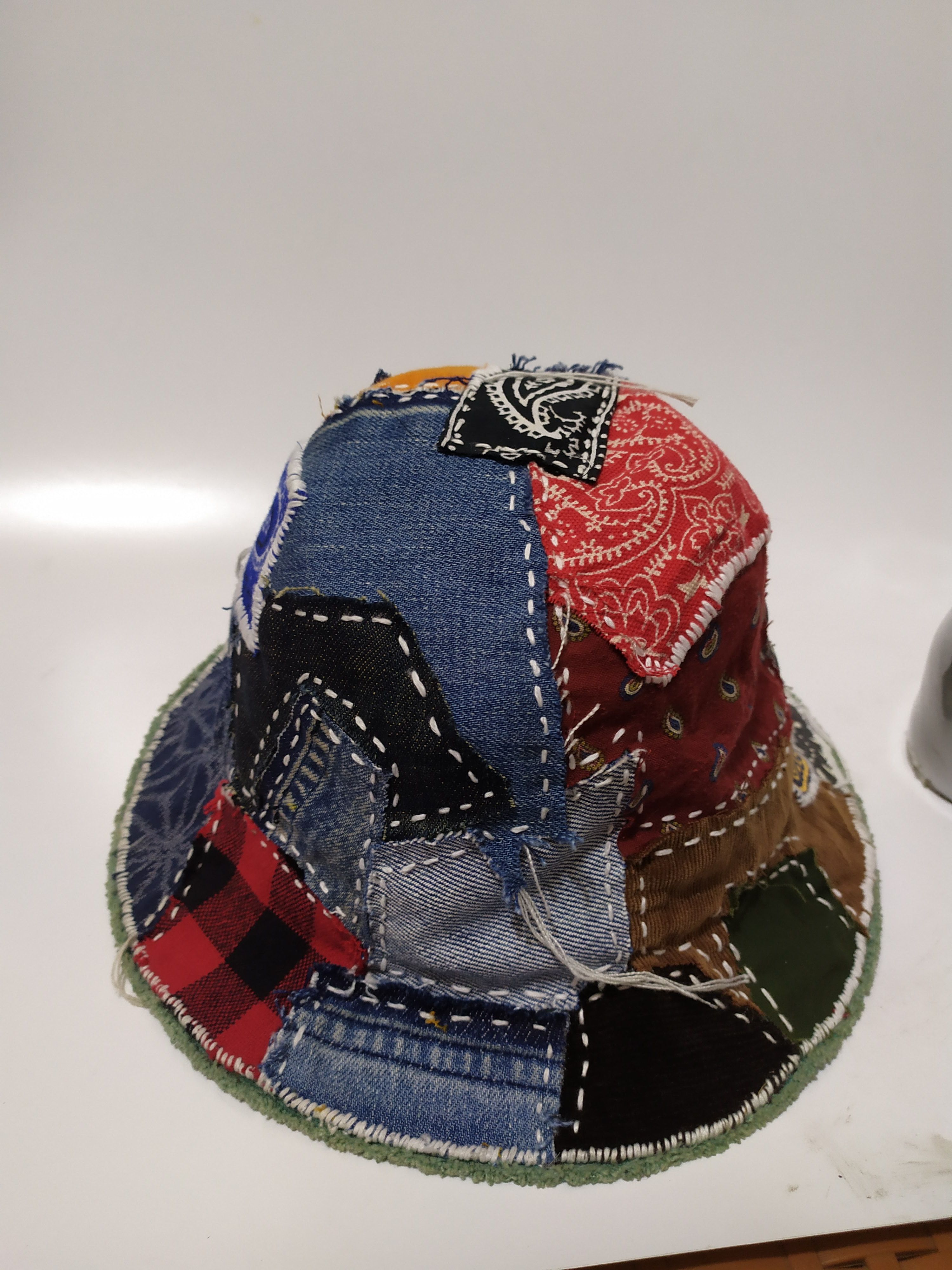 Other 🔥Custom Made Patchwork Bucket Hats Paisley Bandana Size ONE SIZE - 12 Thumbnail